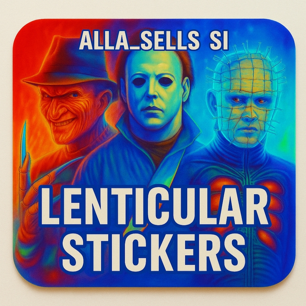 3D Lenticular Stickers